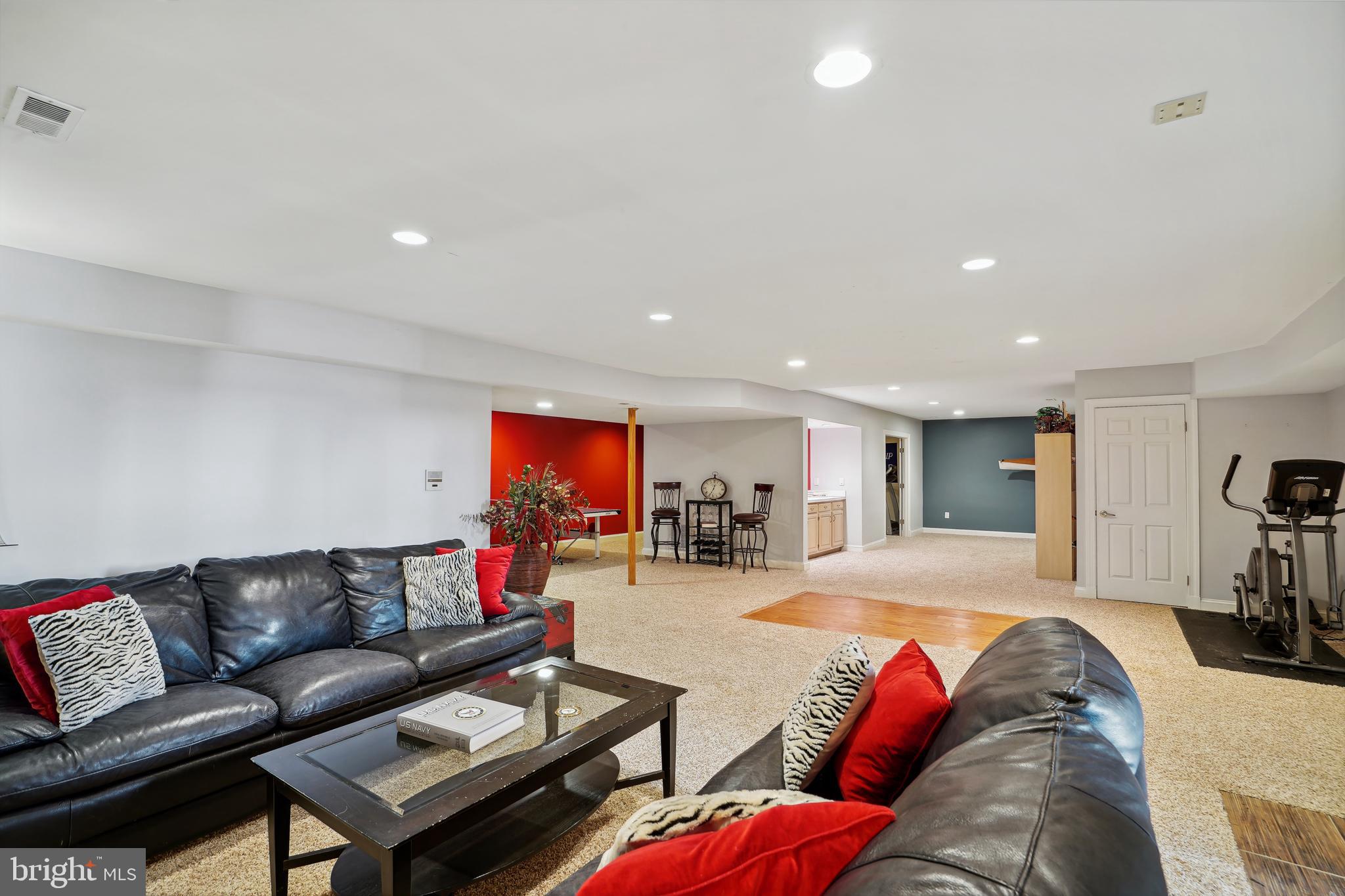 8611 Split Oak Circle Bethesda, MD 20817 - Photo 46 of 60 Lower Level Recreation Room