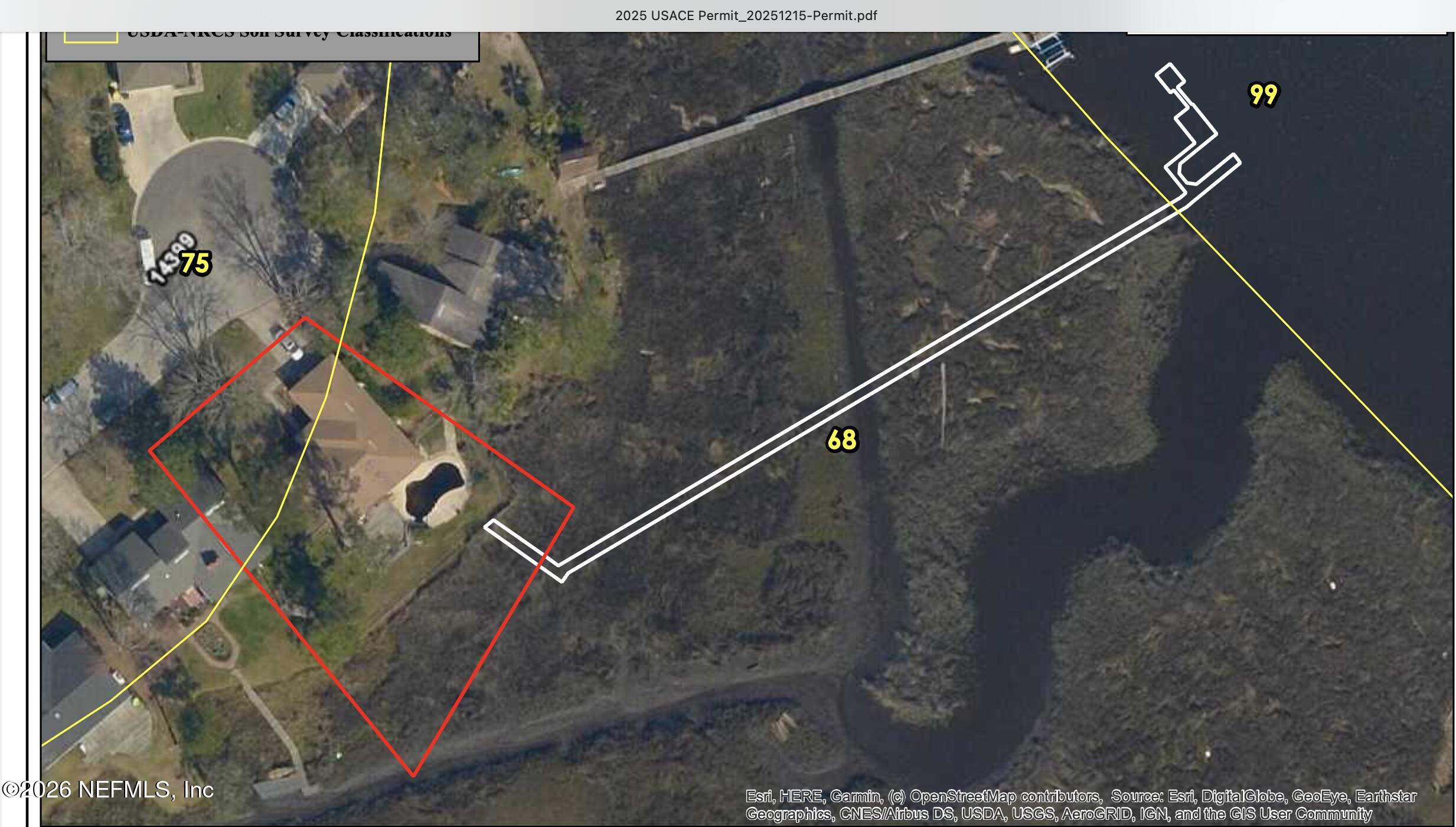 14350 Sandy Hook Road Jacksonville, FL 32224 - Photo 16 of 19 Proposed dock