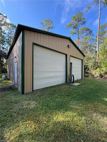 a outdoor space with furniture