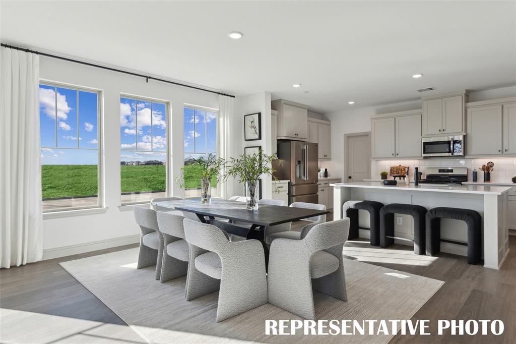 1017 Magdalena Way Midlothian, TX 76065 - Photo 6 of 18 a living room with stainless steel appliances granite countertop furniture and a large window