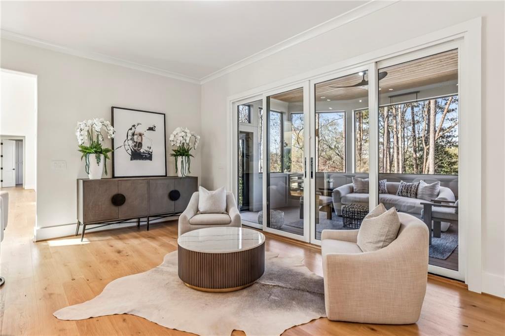 825 Kenry Court Atlanta, GA 30342 - Photo 17 of 49 a living room with furniture and a potted plant