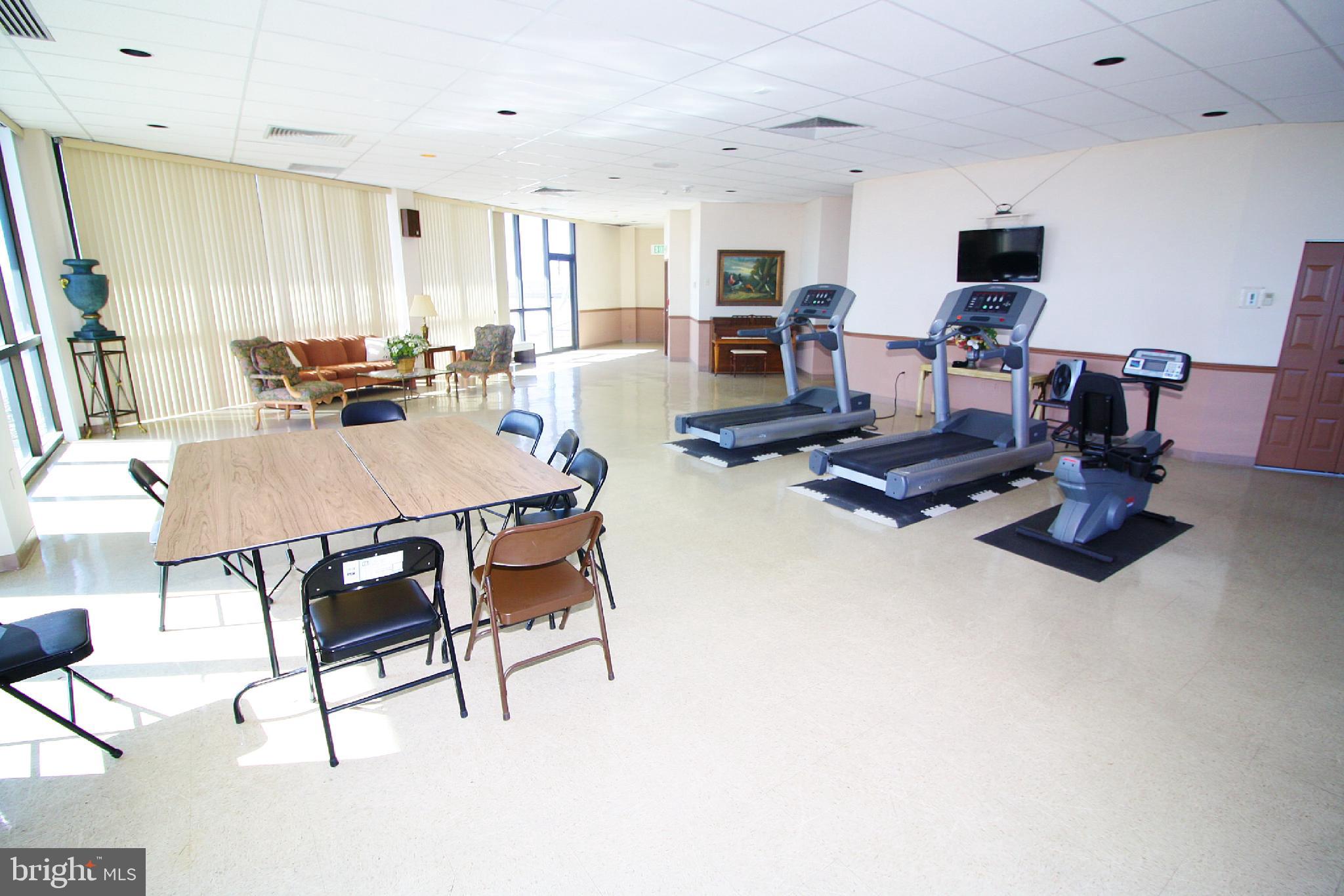 205 East Joppa Road, Unit 1603 Towson, MD 21286 - Photo 43 of 50 Ridgely Room and Exercise Area