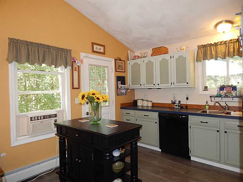 340 Devils Foot Road North Kingstown, RI 02852 - Photo 10 of 24 Kitchen. Cathedral ceiling in kitchen