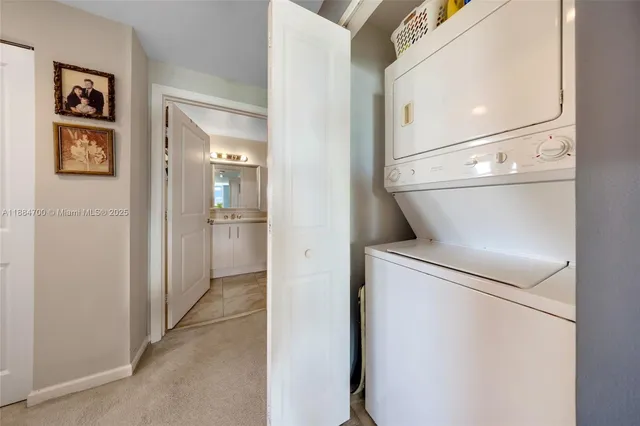 a view of washer and dryer