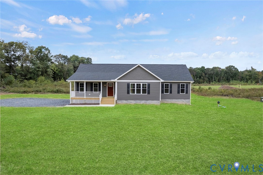 531 Salem Church Road Cumberland, VA 23040 - Photo 1 of 26 a aerial view of a house next to a yard