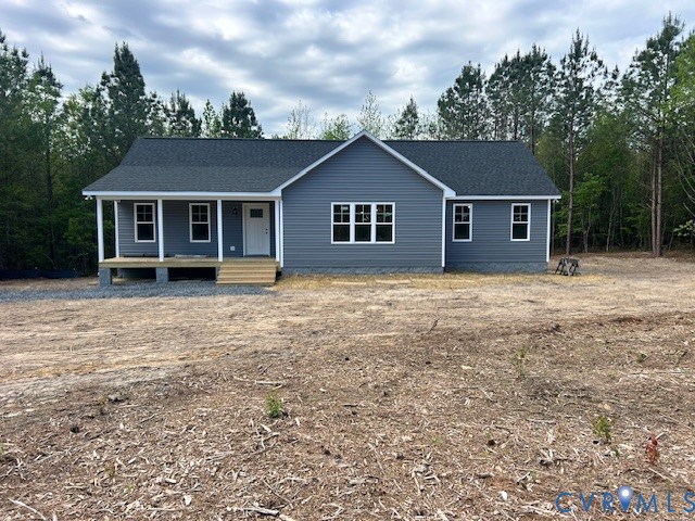 531 Salem Church Road Cumberland, VA 23040 - Photo 2 of 26 front view of house with a yard