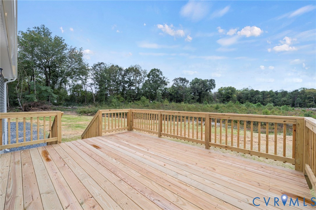 531 Salem Church Road Cumberland, VA 23040 - Photo 23 of 26 a view of deck with two chairs and wooden floor