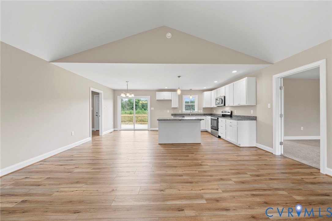 531 Salem Church Road Cumberland, VA 23040 - Photo 6 of 26 a view of kitchen with wooden floor
