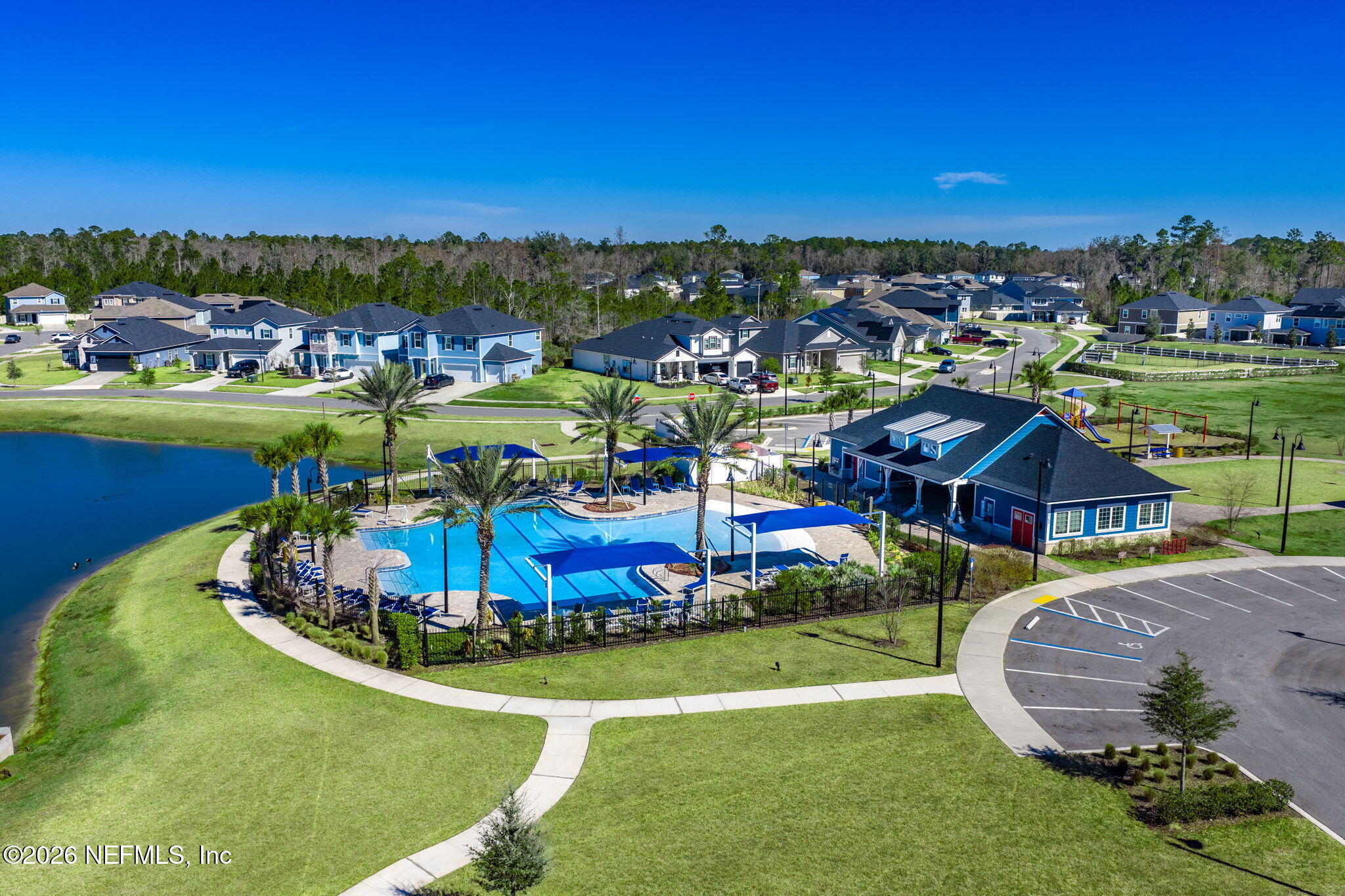 623 Ivory Palm Road Orange Park, FL 32073 - Photo 69 of 73 a view of a house with a big yard