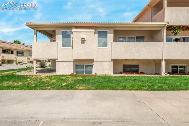 a view of a city with mountain