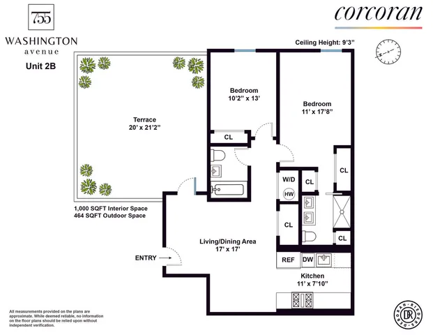 $1,575,000 | 755 Washington Avenue, Unit 2B | Crown Heights