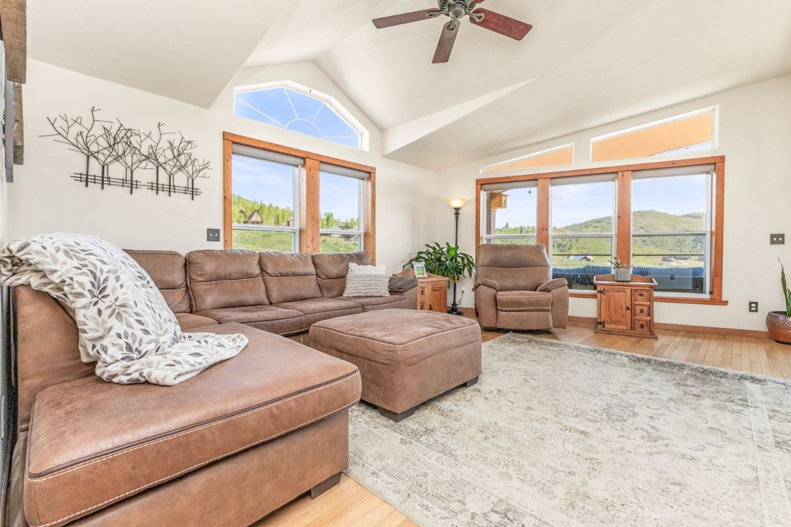 26870 Beaver Canyon Drive Clark, CO 80428 - Photo 17 of 50 a living room with furniture and a large window
