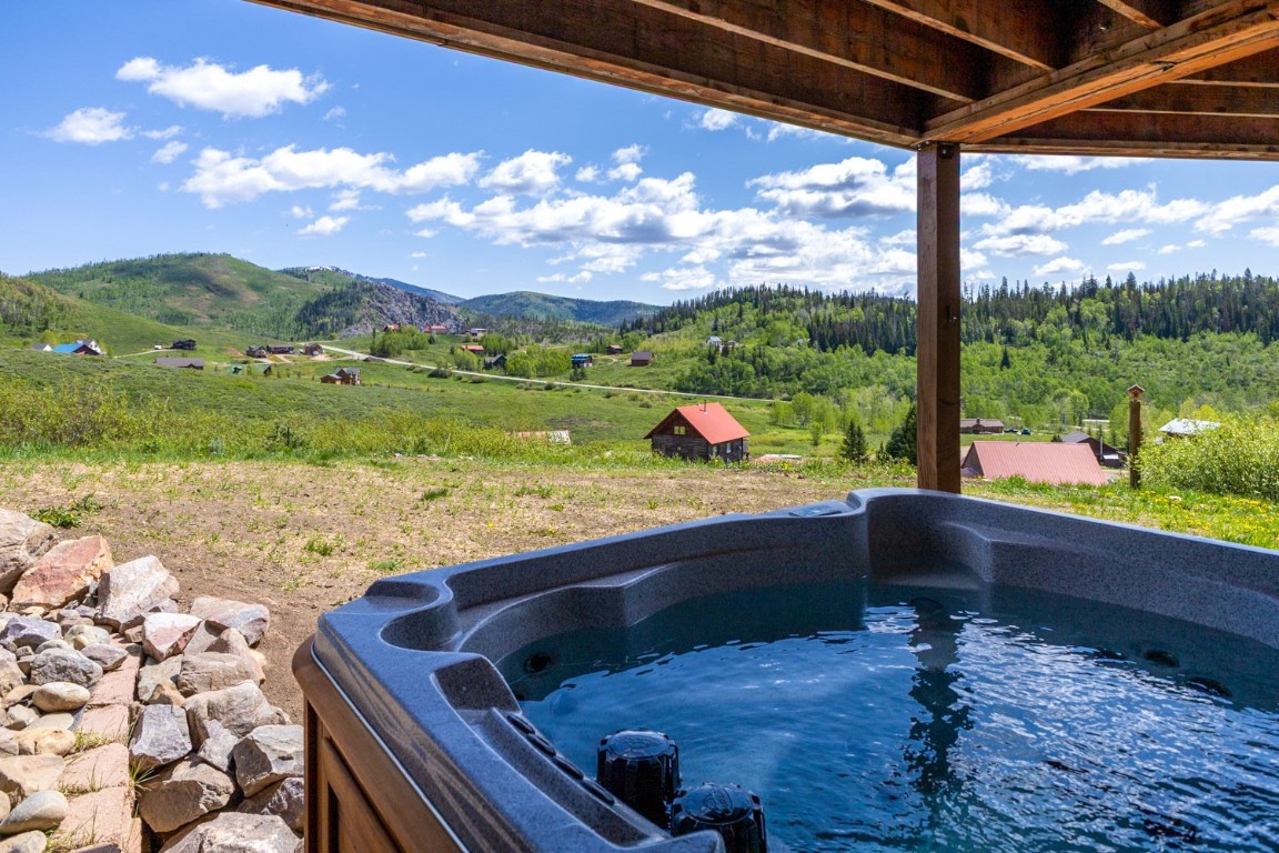 26870 Beaver Canyon Drive Clark, CO 80428 - Photo 41 of 50 a view of swimming pool from a yard