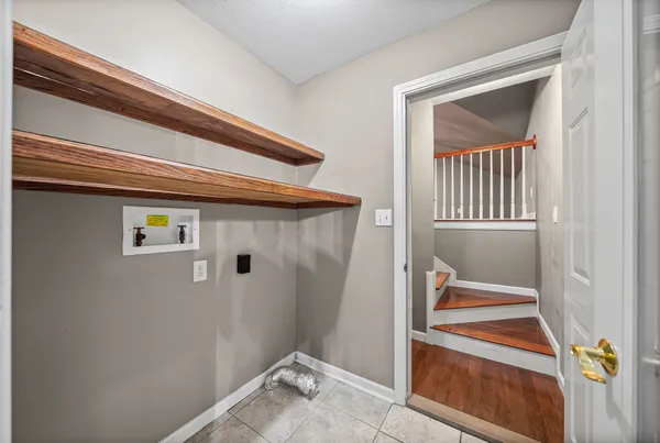 a view of an front door