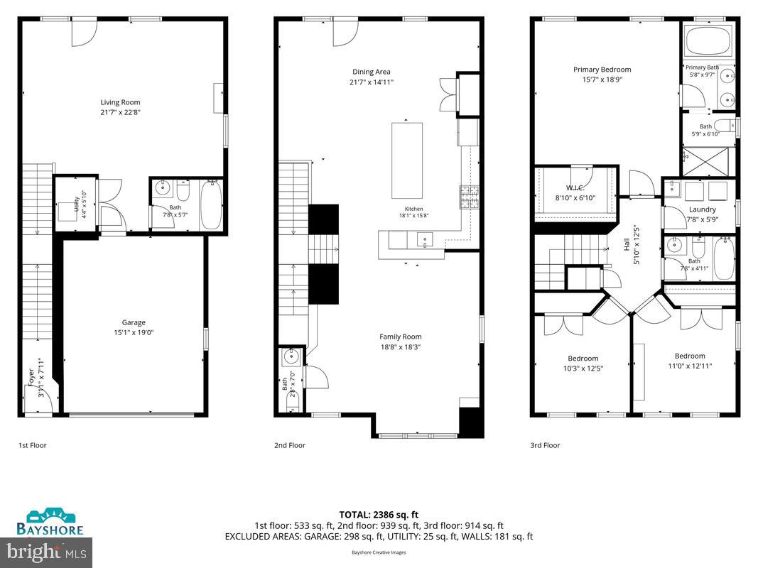 14413 Sandy Ridge Lane Laurel, MD 20707 - Photo 34 of 41 Spacious multi-level home layout.