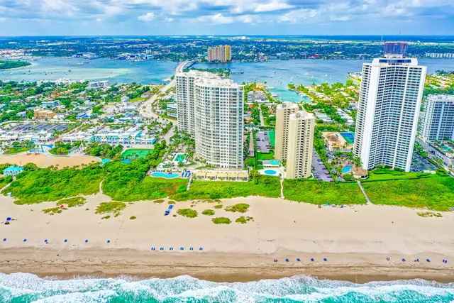 a view of a terrace with a garden