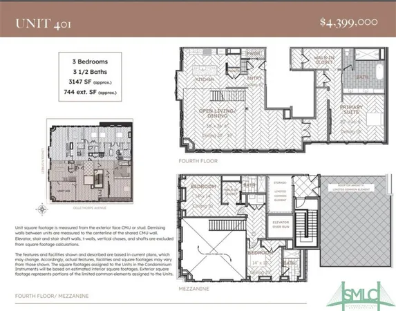 $4,399,000 | 302 East Oglethorpe Avenue, Unit 401, Savannah, GA 31401