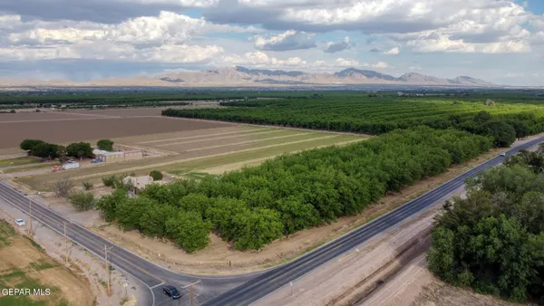 a view of a swimming pool with a yard