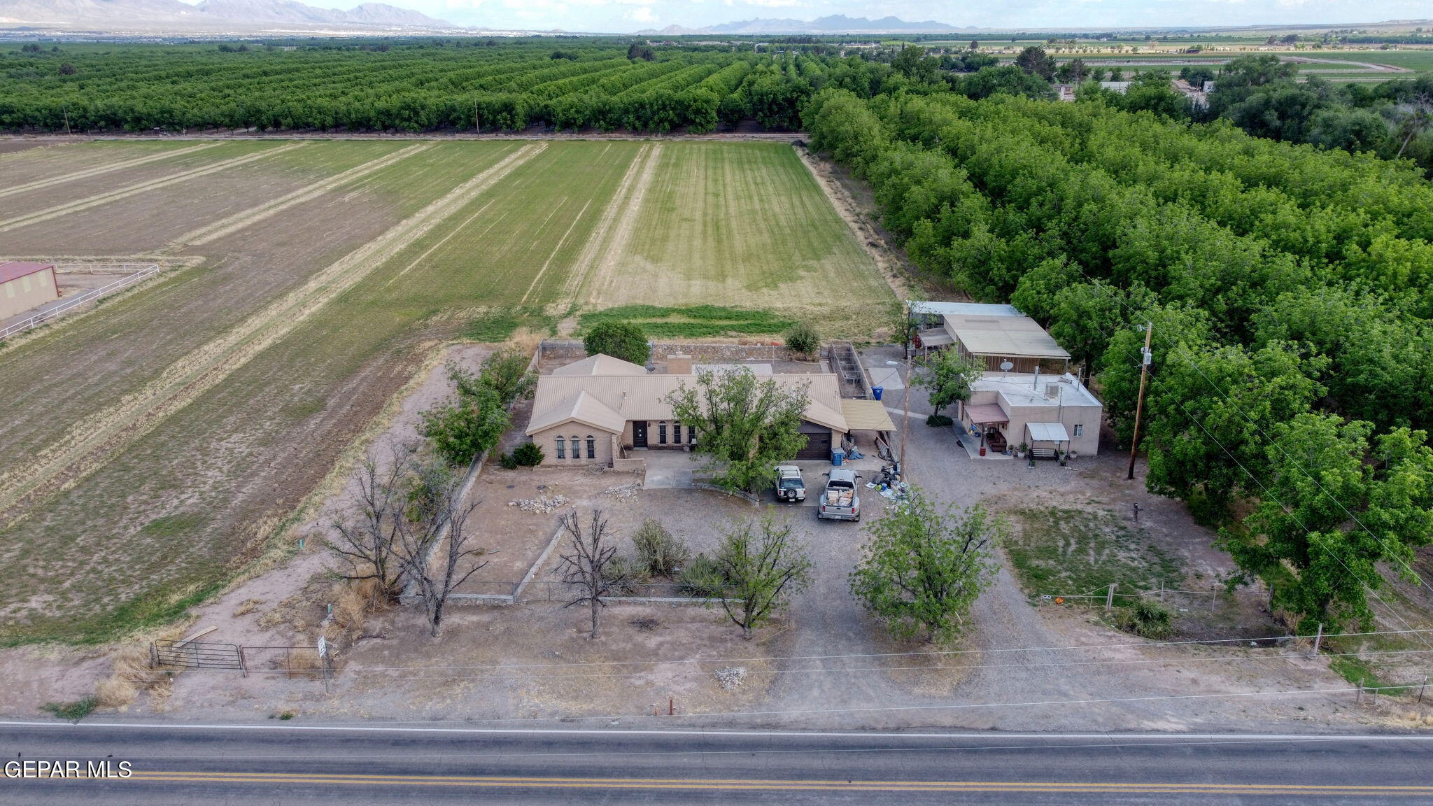 3025-3035 West O'Hara Road Anthony, NM 88021 - Photo 40 of 41 a view of backyard with green space