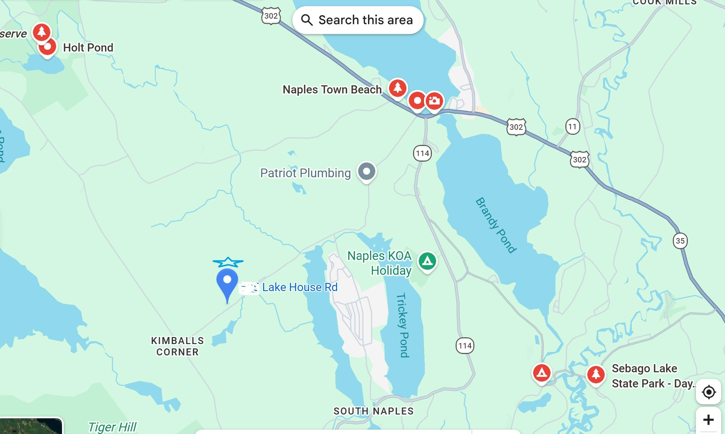 Lot B Lake House Road Naples, ME 04055 - Photo 2 of 12 Location Map