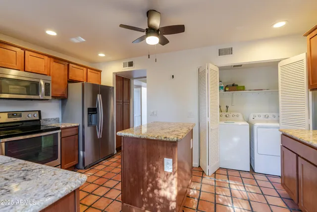 a backyard of a house