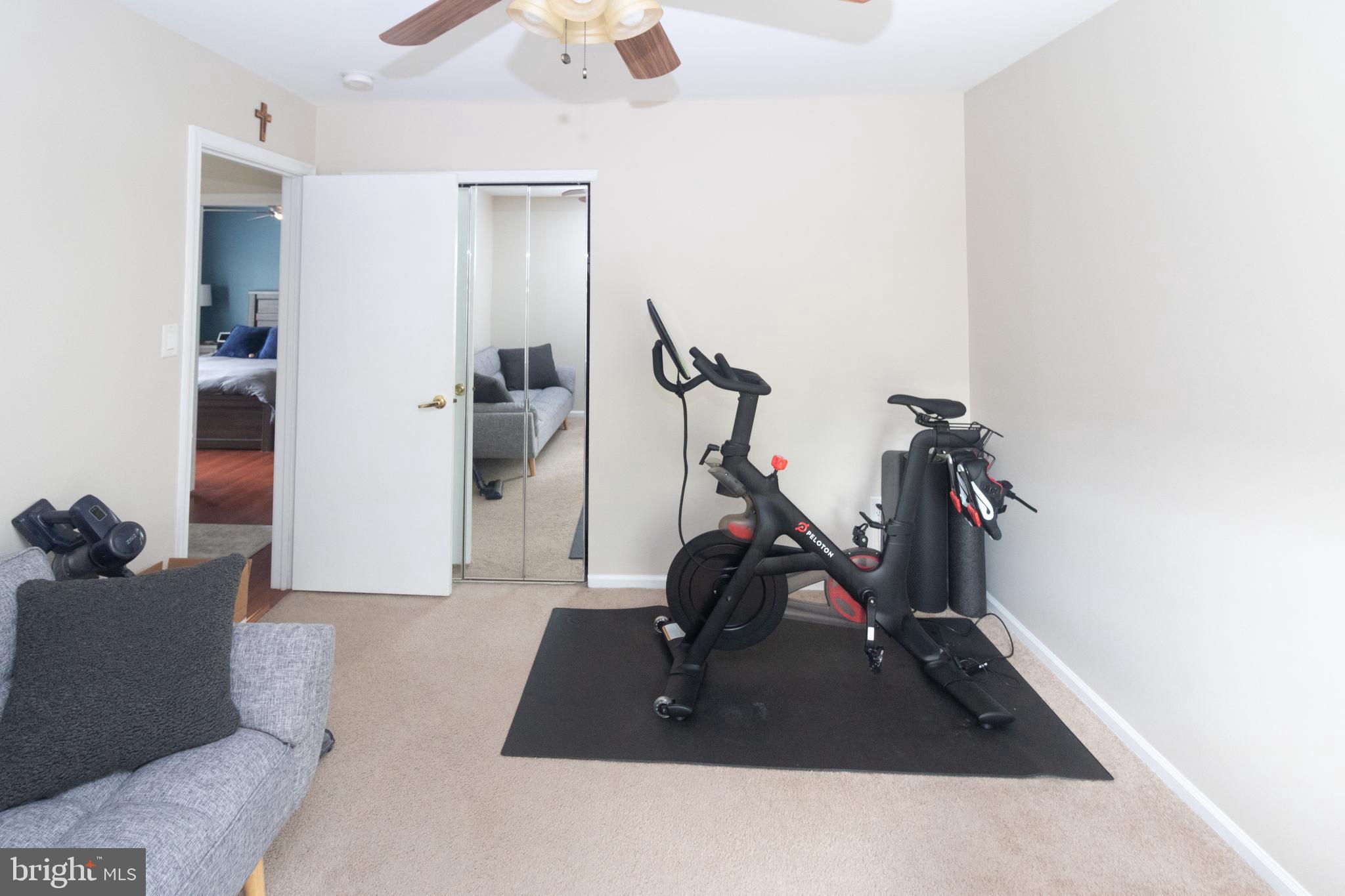 705 Oliphant Lane Mount Laurel, NJ 08054 - Photo 23 of 28 a living room with furniture gym equipment and a view of living room