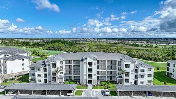 a view of a city with an ocean