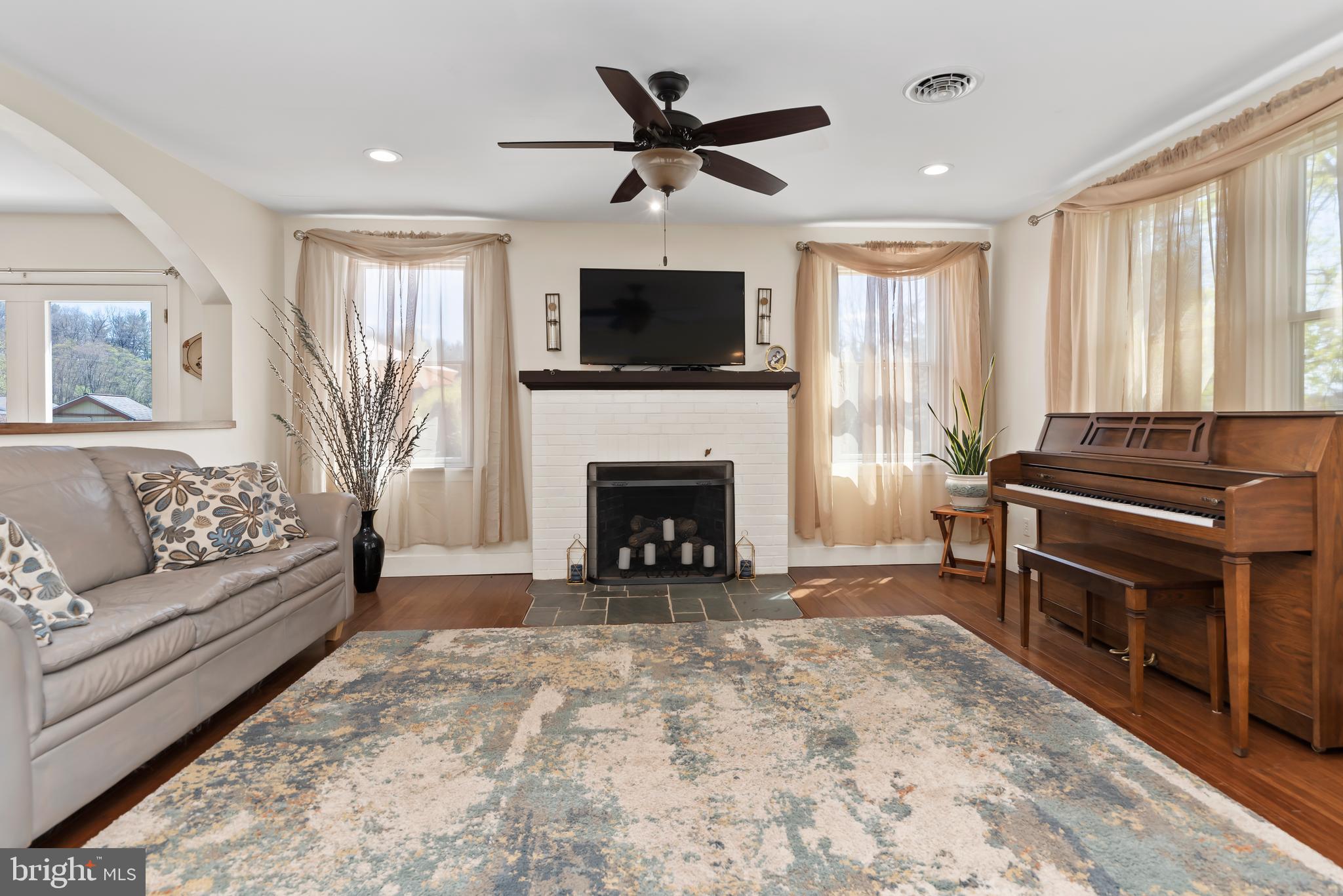 1459 Goodyear Road Gardners, PA 17324 - Photo 11 of 39 Gas fireplace and natural light in living area