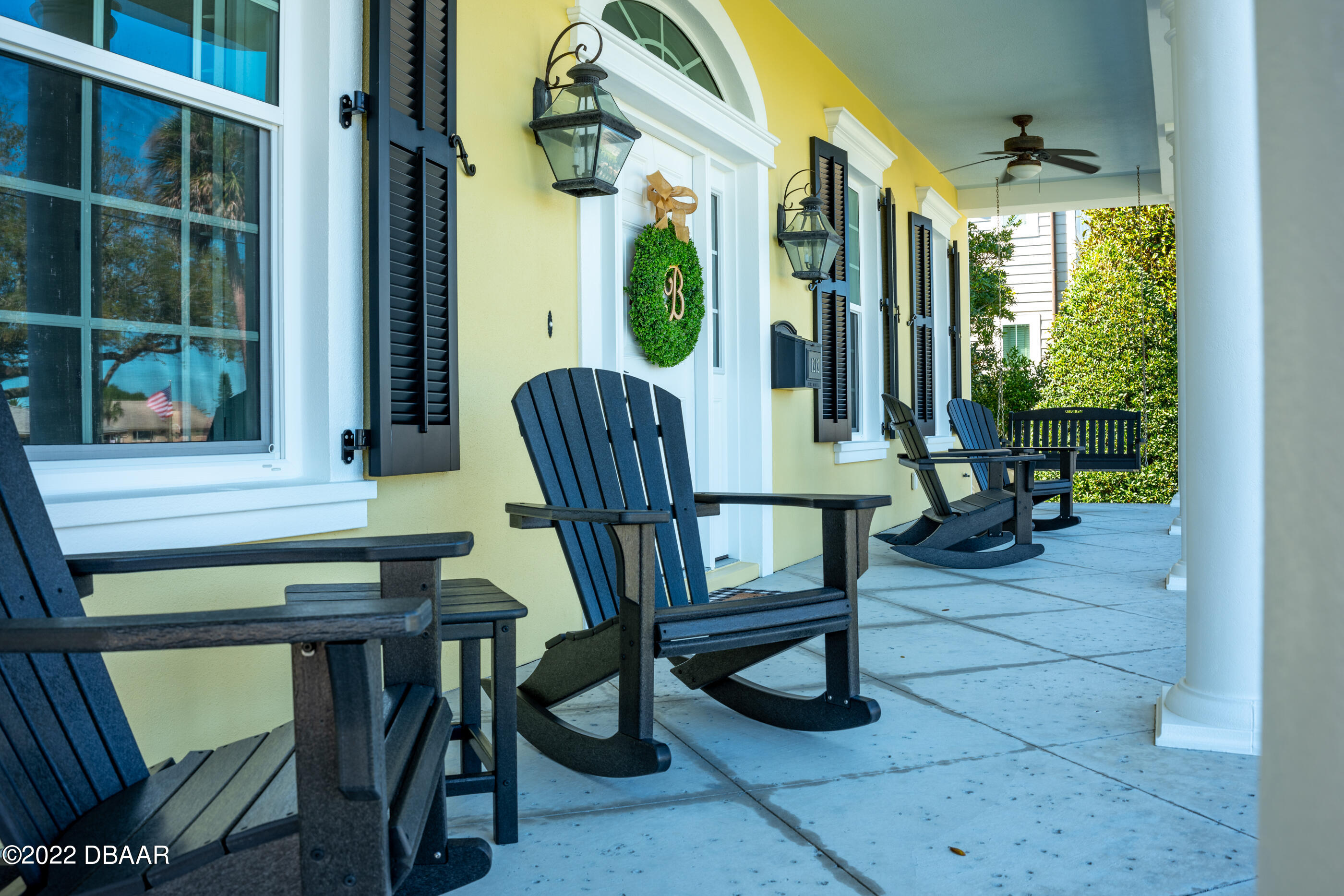 1212 South Riverside Drive New Smyrna Beach, FL 32168 - Photo 43 of 49 a view of a outdoor seating area