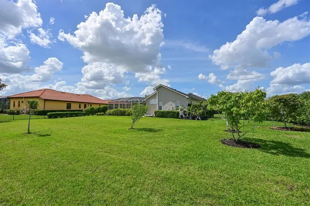 a view of a big yard