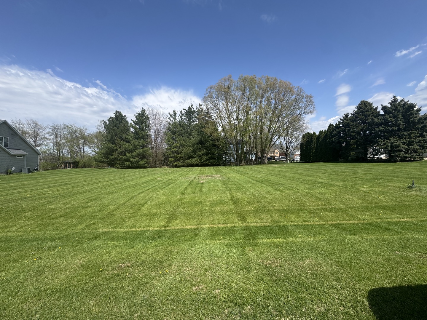 11755 Ellwood Greens Road Genoa, IL 60135 - Photo 2 of 4 a view of a field with trees in the background