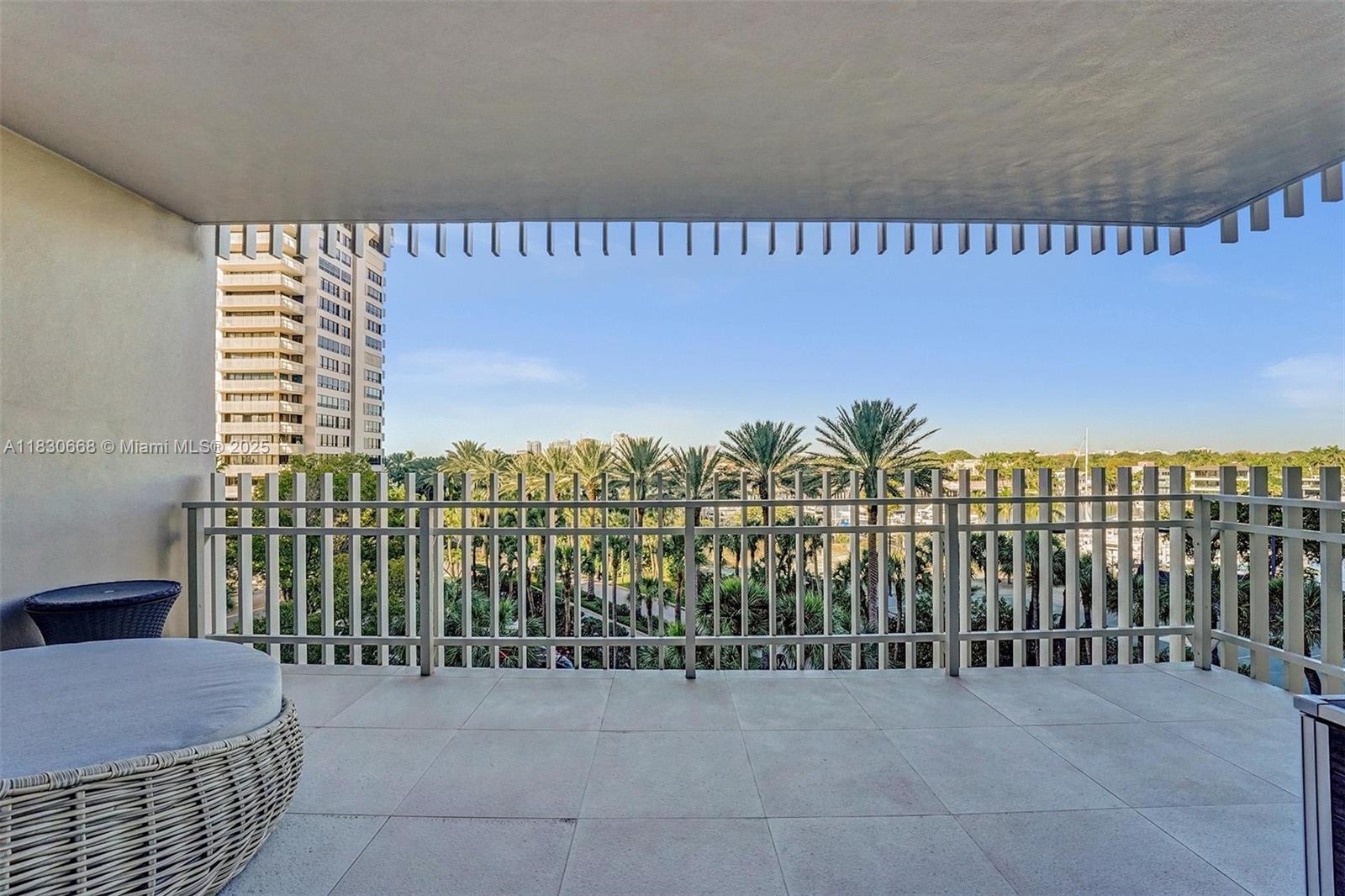 2 Grove Isle Drive, Unit B410 Miami, FL 33133 - Photo 37 of 43 a view of a balcony with an outdoor space