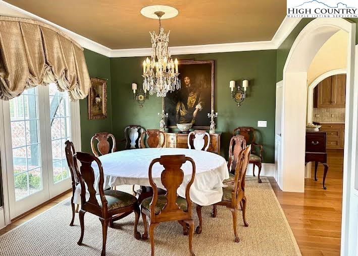 520 East Landing Ridge Circle Jefferson, NC 28640 - Photo 29 of 50 a dining room with furniture and window