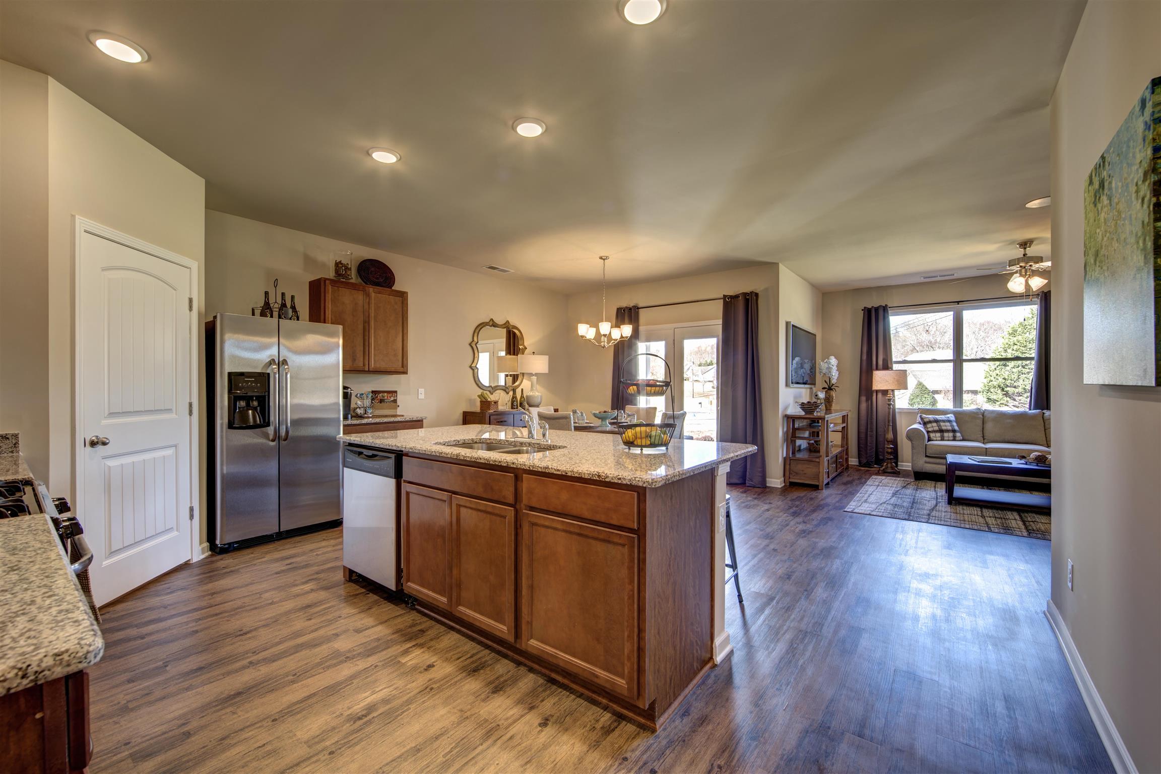 740 Prominence Road, Unit 64 Columbia, TN 38401 - Photo 10 of 23 Model home photos - open concept kitchen living