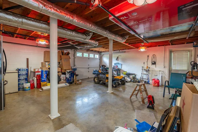 a view of a storage room with a lot of stuff