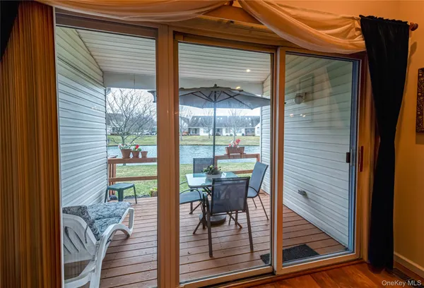 a view of a ocean from a balcony