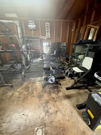 a view of gym equipment