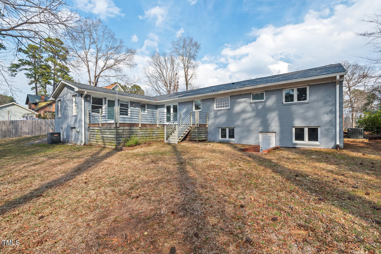 3136 Dixon Road Durham, NC 27707 - Photo 43 of 47 back of house angle