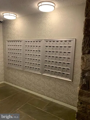 a hallway with wooden floor