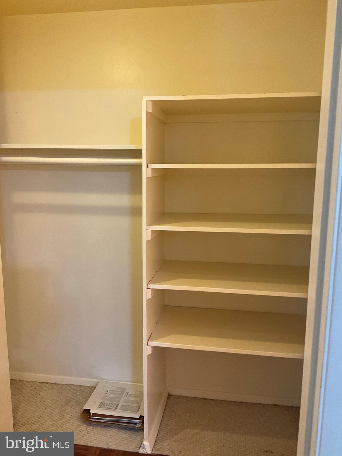 3245 Rio Drive, Unit 307 Falls Church, VA 22041 - Photo 7 of 39 a view of walk in closet with empty racks