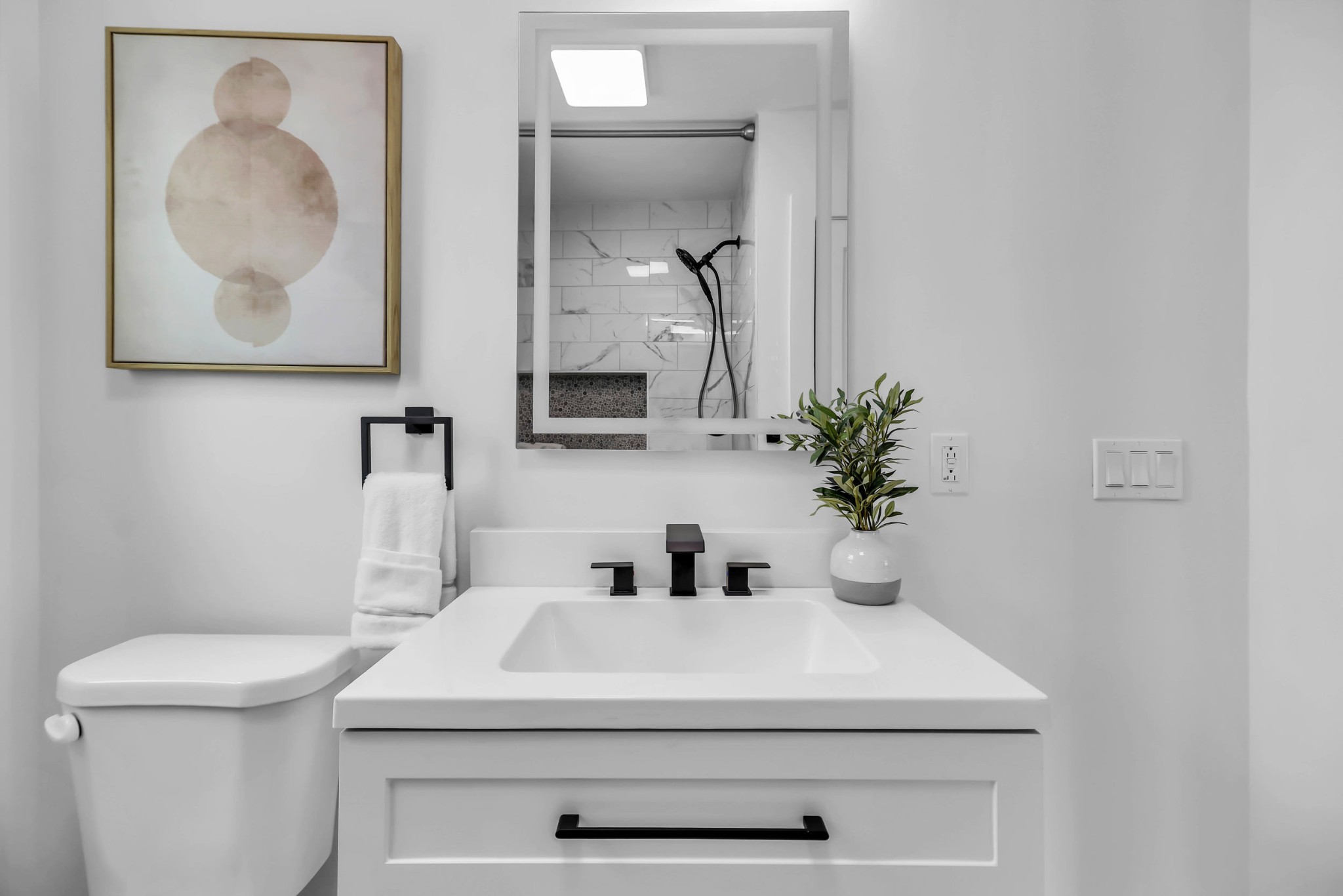 414 Springview Drive Nashville, TN 37214 - Photo 20 of 43 a bathroom with a toilet sink and mirror