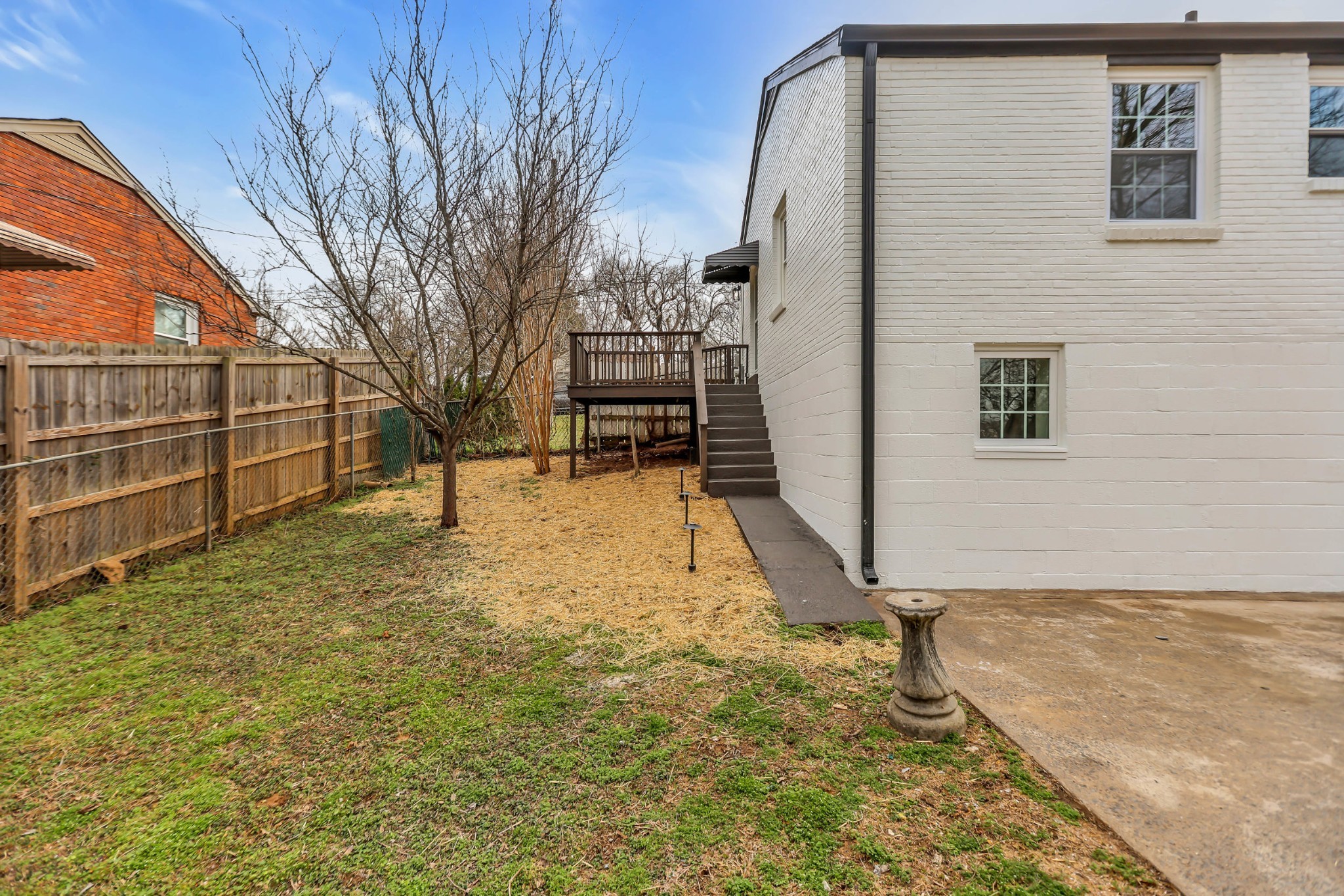 414 Springview Drive Nashville, TN 37214 - Photo 37 of 43 a view of backyard with wooden fence