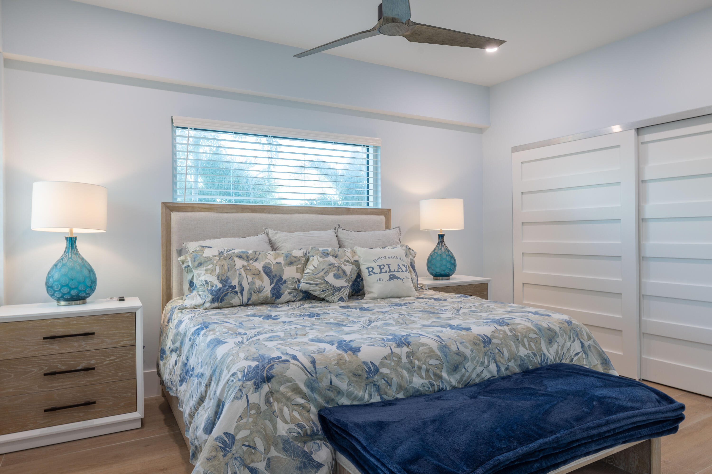 241 12th Street Key Colony Beach, FL 33051 - Photo 45 of 74 a bedroom with a bed and a window