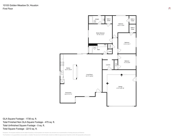 $1,995 | 10103 Golden Meadow Drive, Houston, TX 77064