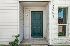 a view of a entryway of the house