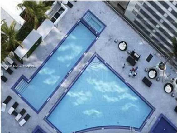 90 Southwest 3rd Street, Unit 3012 Miami, FL 33130 - Photo 13 of 16 an aerial view of a wooden floor