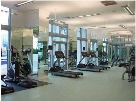 90 Southwest 3rd Street, Unit 3012 Miami, FL 33130 - Photo 16 of 16 a view of a room with gym equipment