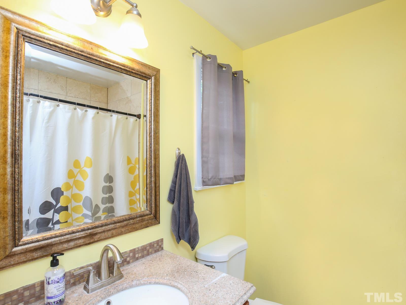 5423 Pine Top Circle Raleigh, NC 27612 - Photo 17 of 30 a bathroom with a sink and a mirror