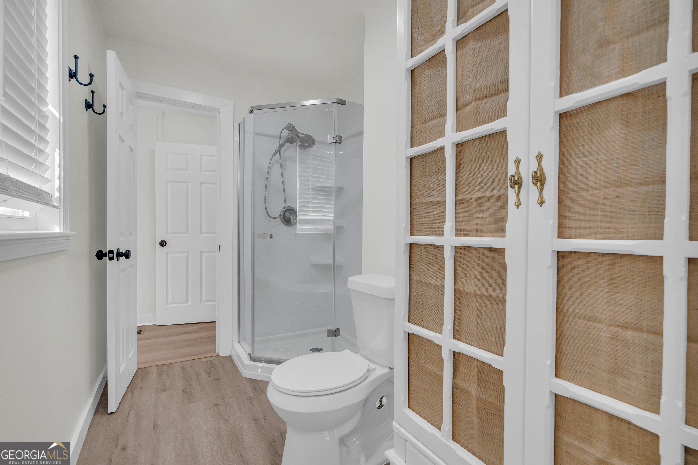 156 White Pine Road Toccoa, GA 30577 - Photo 38 of 57 a bathroom with a toilet and a shower