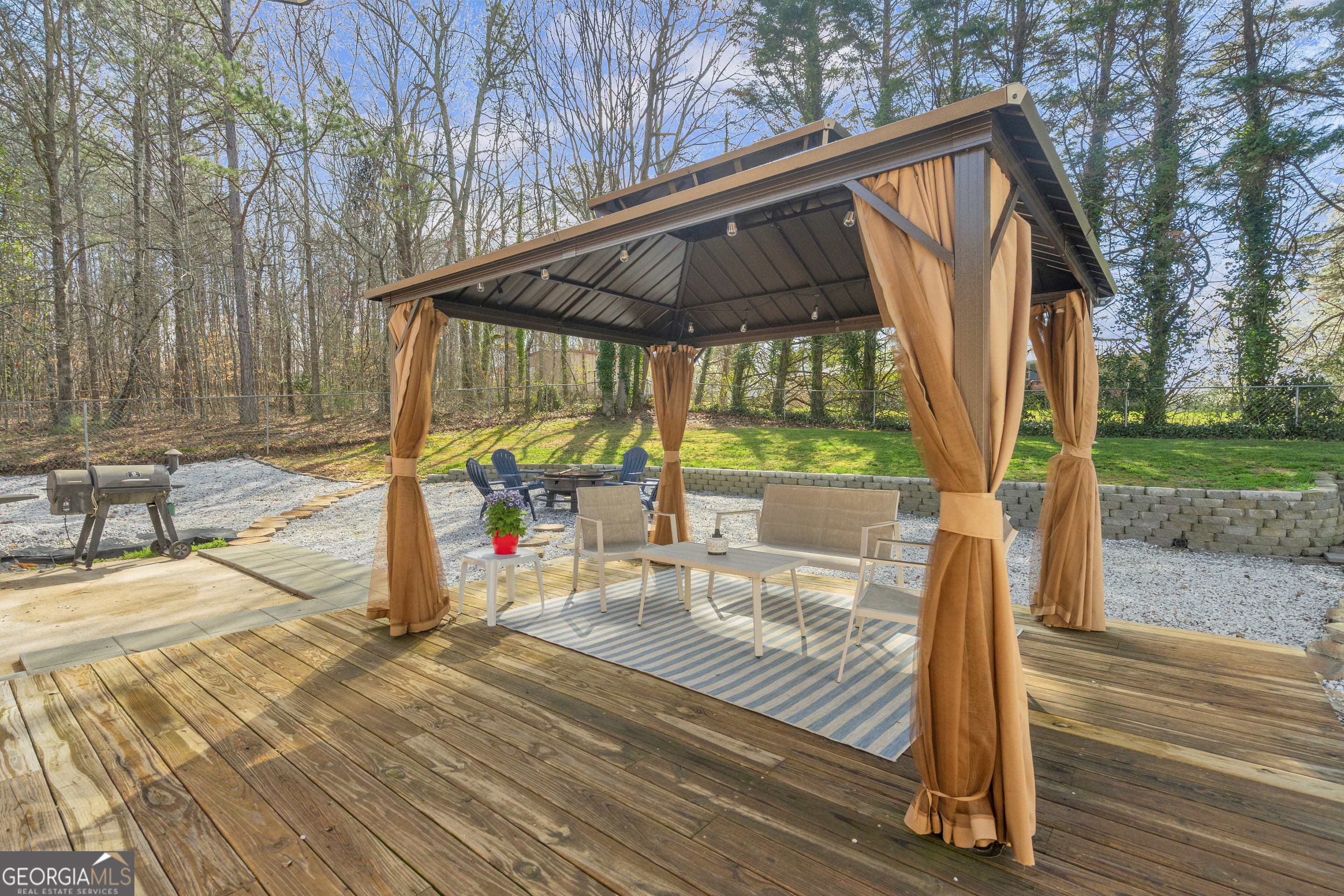 156 White Pine Road Toccoa, GA 30577 - Photo 45 of 57 a view of sitting area with sitting area and backyard